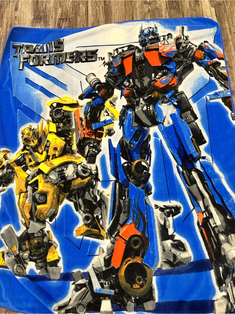 Transformers Graphic Throw Blanket 2007  58x50